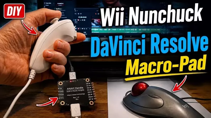 Wii Nunchuk Transforms into Ergonomic Video Editing Tool