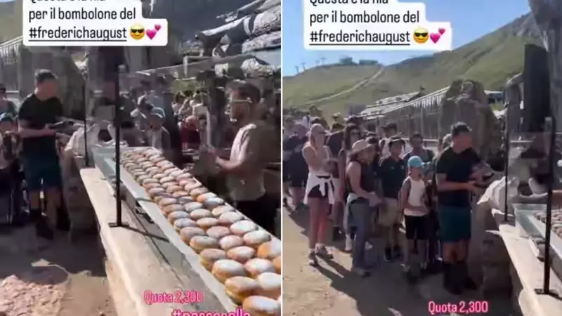 Le Dolomiti Diventano un "Prodotto da Consumo": Code per un Krapfen Rivelano la Trasformazione della Natura sui Social