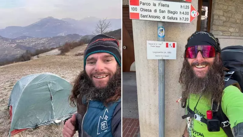 L'Odissea Italiana: Luca Terenziani Conquista il Sentiero Italia Nonostante le Avversità