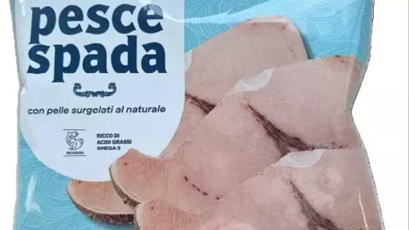 Mercurio nei tranci di pesce spada surgelato: il ritiro precauzionale dal mercato