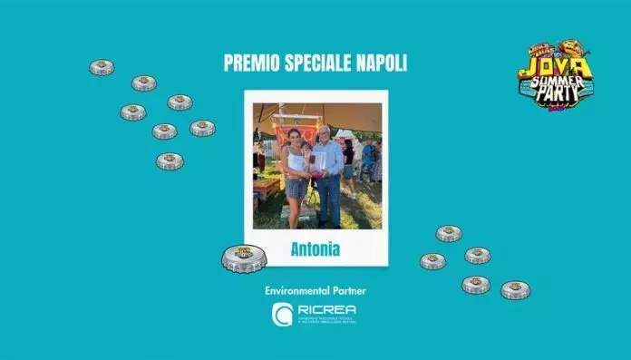 Antonia brilla al Jova Summer Party di Napoli: un riconoscimento per il talento e l'impegno sostenibile