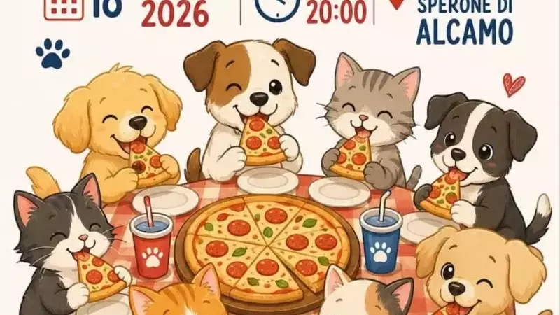 Serata di Beneficenza 'Giropizza Solidale' ad Alcamo