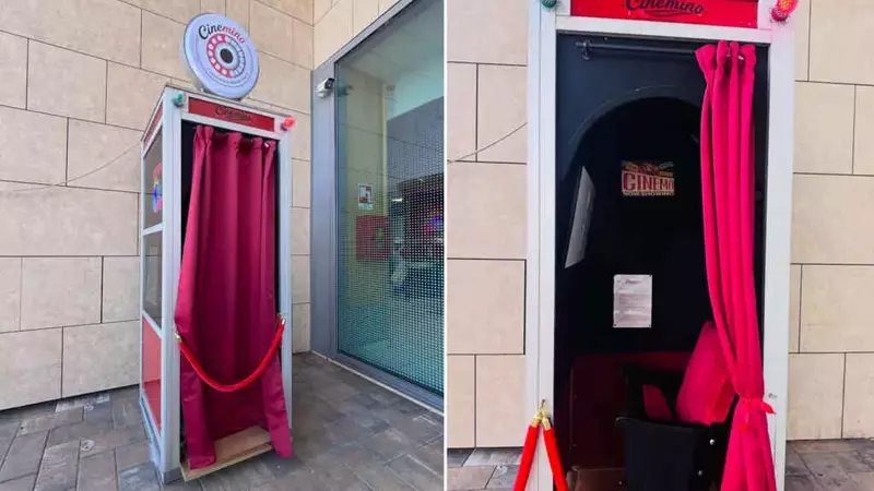 Il Cinemino di Cento: un'esperienza cinematografica intima in una vecchia cabina telefonica