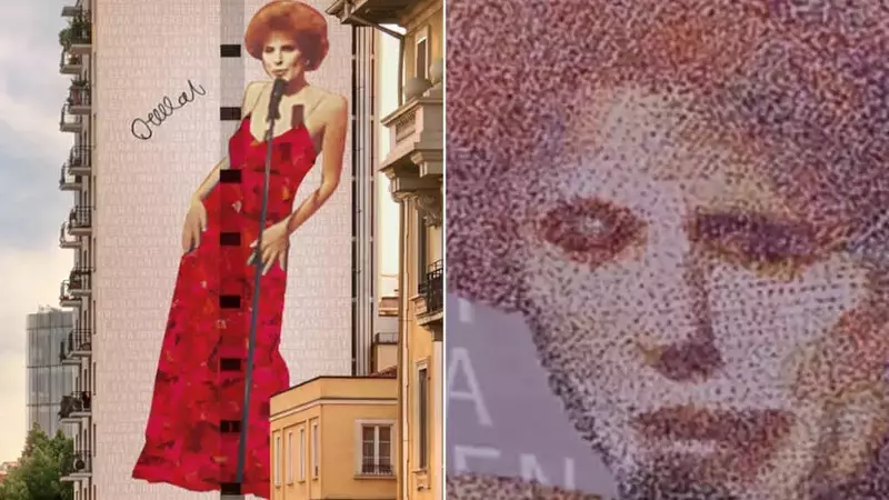 Milano Rende Omaggio a Ornella Vanoni con un Murale Monumentale Unico