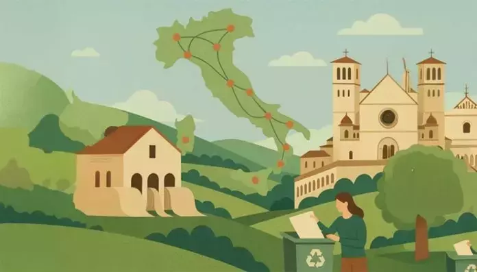 Assisi: Un Anno di Impegno per il Riciclo di Carta e Cartone e l'Economia Circolare
